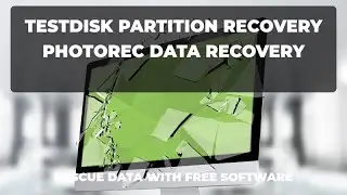 Partition and file data recovery with testdisk and photorec Windows or Linux