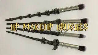 DIY Harry Potter makeup brushes.