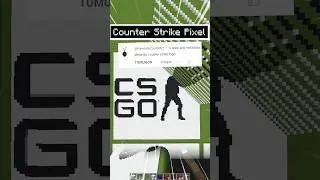 Minecraft Satisfying Counter Strike Pixel Sand Art Fall 