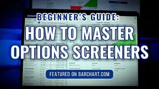 Find Winning Options Trades in Minutes Using Screeners