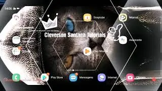 Tela inicial modo PAISAGEM Galaxy S8/S9/S10 ANDROID 9 PIE