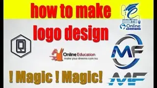 how to make professional logo design in urdu / hindi ! Magic ! Magic!