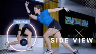 Daria Pajak release / side view / bowling