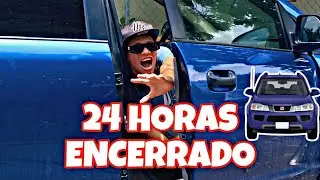 24 HORAS DENTRO DE LA JEEPETA ( RETO ) ENCERRADO POR 1 DÍA COMPLETO 😱🚘