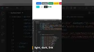 How to Create Buttons in Bootstrap5 || How to Create Button || Buttons in Bootstrap 