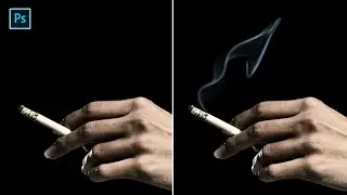 How to make Cigarette Smoke Easily Using Photoshop 2024