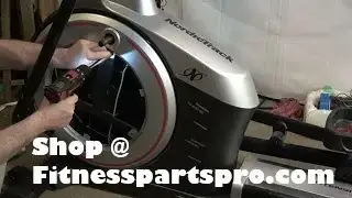 Nordictrack elliptical removing side disk covers and crank arm