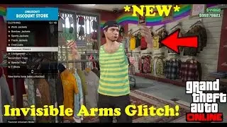 *EASY* INVISIBLE ARMS GLITCH! (GTA 5 Online) Funning Dope Glitch!