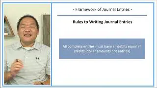Learn Debits and Credits Series - Lesson 6 - Framework of Journal Entries