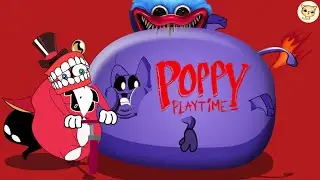 Fat Caine inflates Catnap Smiling Critters on the Poppy Playtime