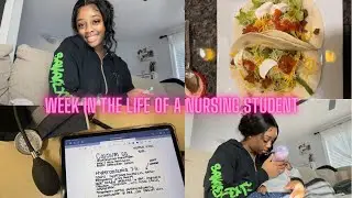 WEEK IN THE LIFE OF A NURSING STUDENT | FIRST CLINICAL, PREPARING FOR MY FIRST EXAM