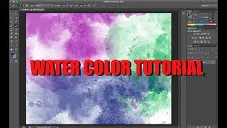 WATER COLOR BRUSH PHOTOSHOP TUTORIAL