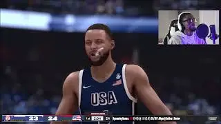 NBA 2K24 - Olympics Basketball USA vs Serbia Paris France Xavier Stone Stream