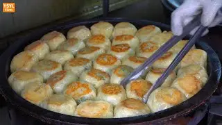 Steam-Fried Baozi - Taiwanese Street Food