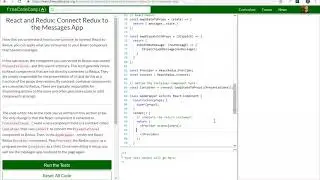 FCC: React and Redux: Connect Redux to the Messages App (8)
