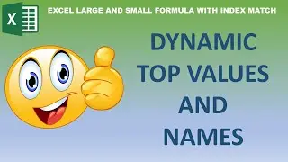 Extract Top Values and Names in Excel | How to Extract Top Values in Excel