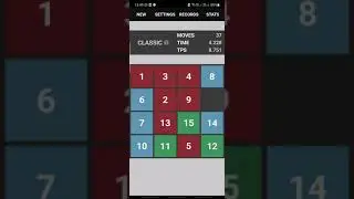 The 15 Puzzle Solved in 10.388 seconds (feat. Slow TPS)