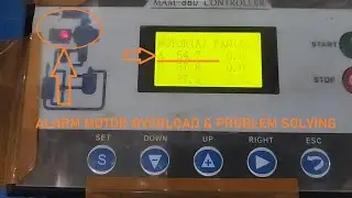 PASWORD SERVICE SCREW COMPRESSOR ALARM OVERLOAD MOTOR - CONTACTOR BROKEN
