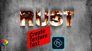 How to Create Texture Text in Photoshop 