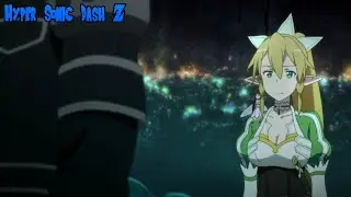 Kirito muerde a Leafa | Sword Art Online Español Latino