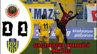Gençlerbirliği 1-1 Ankaragücü Maç Özeti | 20.12.2020
