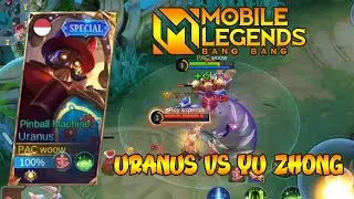 SOLO RANK EXP TANK URANUS VS YU ZHONG MOBILE LEGENDS