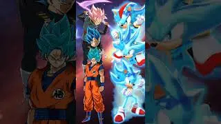 Who is stronger | Goku and Vegeta and Goku black vs sonic and shadow and silver 