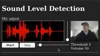 Extremely Simple Voice-Operated Web Pages. Tiny Code. No AI. Makes pages respond to sounds.
