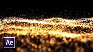 Particle Background After Effects | Particle Waves in After Effects