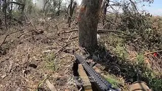Helmet Cam: Ukrainians Guided Onto Russian Positions By Drone Pilot