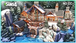 Sims 4 Mountain Cabin [No CC] - Sims 4 Speed Build | Kate Emerald