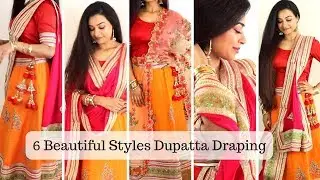 6 Dupatta Draping Styles You MUST Try - How To Wear Lehenga Perfectly this Wedding Season