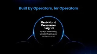 Built by Operators, for Operators