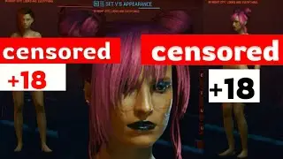 Cyberpunk 2077 -  Character Customization (Nudity, Genitals, Piercings & Tattoos)[+18]