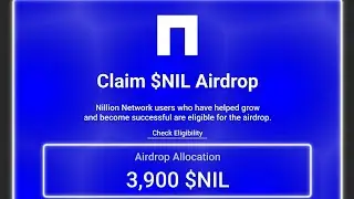 $NIL has confirmed airdrop on Binance Binance just announced Nillion Testnet and confirmed the