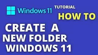 How to make a folder on windows 11 |  create a folder in windows 11