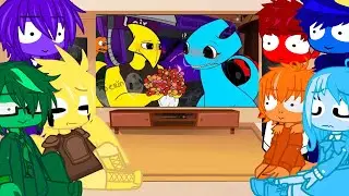 Rainbow Friends Chapter 2 React To Yellow Love Cyan II Naomi 🐰