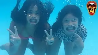 DESAFIO FALA AI NA PISCINA - Perde pula !!!