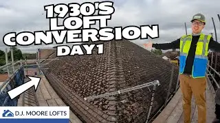 The Opening Stages Of A Loft Conversion - 1930's Home!