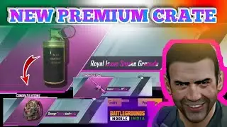 BGMI NEW PREMIUM CRATE OPENING,EMERALD PUNK SET,M249 - Battlegrounds Mobile India