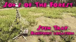 Sons of The Forest - Spin Trap (blueprint location)