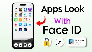 iOS 18 : How To Lock Apps ON iPhone with Face ID