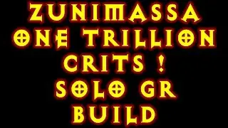 Diablo 3 Zunimassa Garg/CoE Solo Greater Rifting 2.5.0
