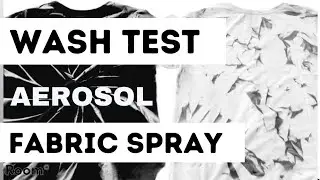 Fabric Spray Wash Test - Part II - Results From Swirl & Scrunch Tie Dye Effect T-Shirts