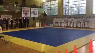 Открытие в Бийске турнира по рукопашному бою.