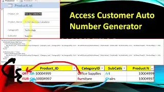 Access - Custom Auto Numbers