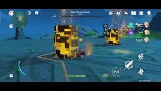 Poco x3 Pro Genshin Impact, GEO Hypostasis Cube Boss Fight