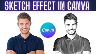 Turn a photo into a pencil sketch easily in canva tutorial by DLC Ventures India