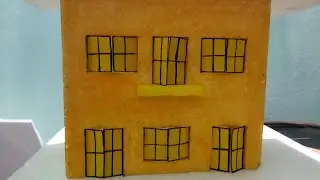 diwali ghar//thermocol house🏠