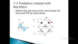 Problems Related with Rectifiers and finding PIV